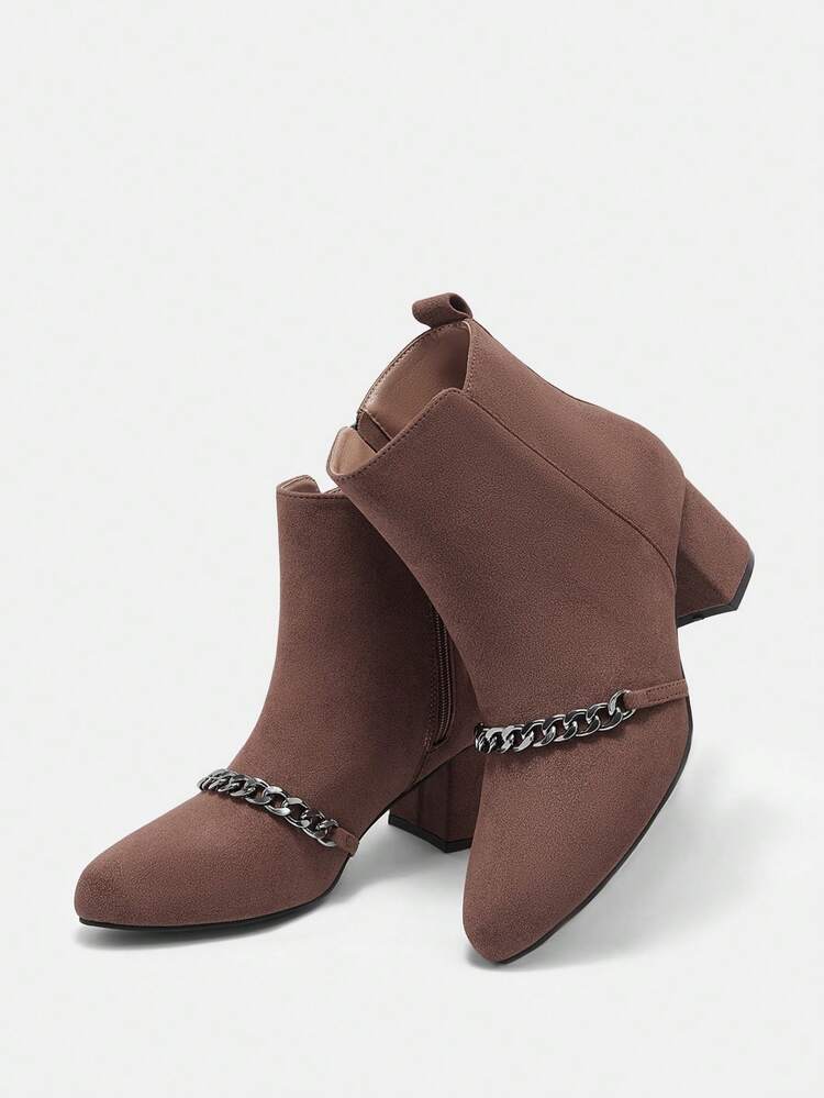 CUCCOO BIZCHIC Women's Fashion Ankle Boots, Minimalist Short Boots Fall