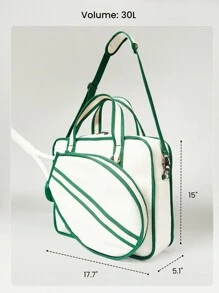 GLOWMODE 22L Champion 3-In-1 Detachable Tennis Tote Bag - White - View 8