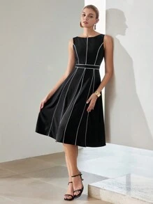 MOTF PREMIUM 撞色邊呎吋裙