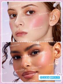 Hello Kitty｜SHEGLAM Coastal Charm 霜狀腮紅-Ocean Breeze 霜狀腮紅霜 不褪色 多用途 不油膩 萬聖節唇膏 天然色素 不油膩 可混合臉部彩妝 品牌 美容 化妝 化妝品 適合女性與女孩 完美搭配冬季春季 Y2K 時尚 流行 生日禮物 假期 派對準備就緒 最佳顏色 - Ocean Breeze - 查看 3