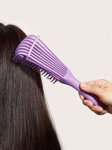 1pc Professional Hair Styling Comb For Curly, Consist Of Edges Brush, Tail Comb, Gel Brush Denman Brush Edge Control Brush,Hair Brush Detangling Barber Comb Parting Comb Hair Picks Rat Tail Comb Rat Tail Combs For Parting,Hair Styling Comb Decorative Tail Comb, Edge Control Brush And Shampoo Brush Hair Comb, Anti-Static Braiding Combs Hair Combs For Salon,Braiding Combs Rat Tail Comb,Wide Tooth Comb Teasing Hair Brush Brush Hair Brush Scalp Massage,Straight, Wet, Dry, Long, And Short - Multicolor - View 3