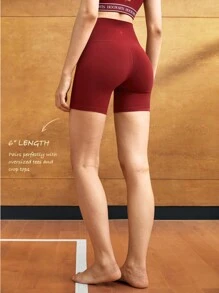 GLOWMODE GLOWMODE X HARRY POTTER 6" FeatherFit™ Hogwarts Crossover Waist Biker Shorts Low Impact Yoga Daily