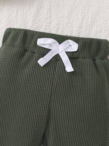 Baby Boy 3-delige set casual outfit - romper met lange mouwen, broek en hoed, met schattige onderwatervisprint, voor de herfst