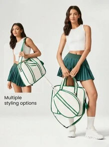 GLOWMODE 22L Champion 3-In-1 Detachable Tennis Tote Bag - White - View 7