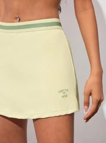 SHEIN Cheerettes 女士无袖短款上衣和迷你裙健身运动服女士套装健身服女士套装 - 白色 - 查看 6