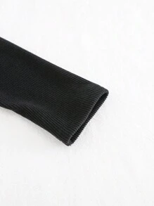 Cozy Pixies 2 件装女婴领口荷叶边长袖衬衫和松紧腰裙套装