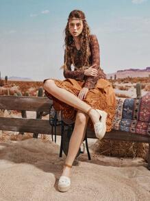 Styleloop White Flat  Rope Woven Beach Holiday Sandals Christmas - White - View 2