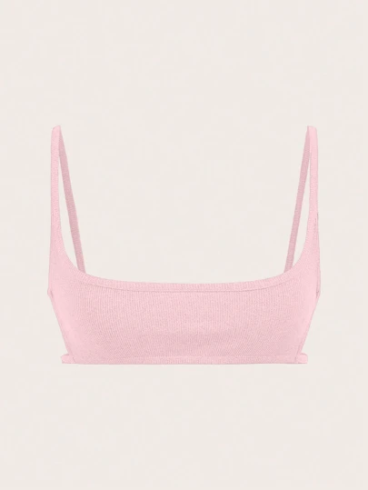 EgrlEra 女士夏季纯色短款修身性感吊带背心