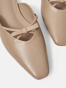 MOTF PREMIUM GIÀY BẰNG ĐẸP ĐƠN GIẢN ĐA NĂNG TRANG TRÍ NƠ MÀU TRẮNG DÀNH CHO NỮ, CHO KỲ NGHỈ TẾT MÙA THU - Màu be - Xem 6