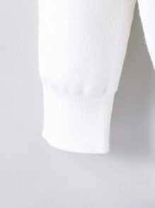 Luxurious Autumn/Winter Nordic Fair Isle Pattern Pullover Sweater For Tween Girl, College Style - White - View 5