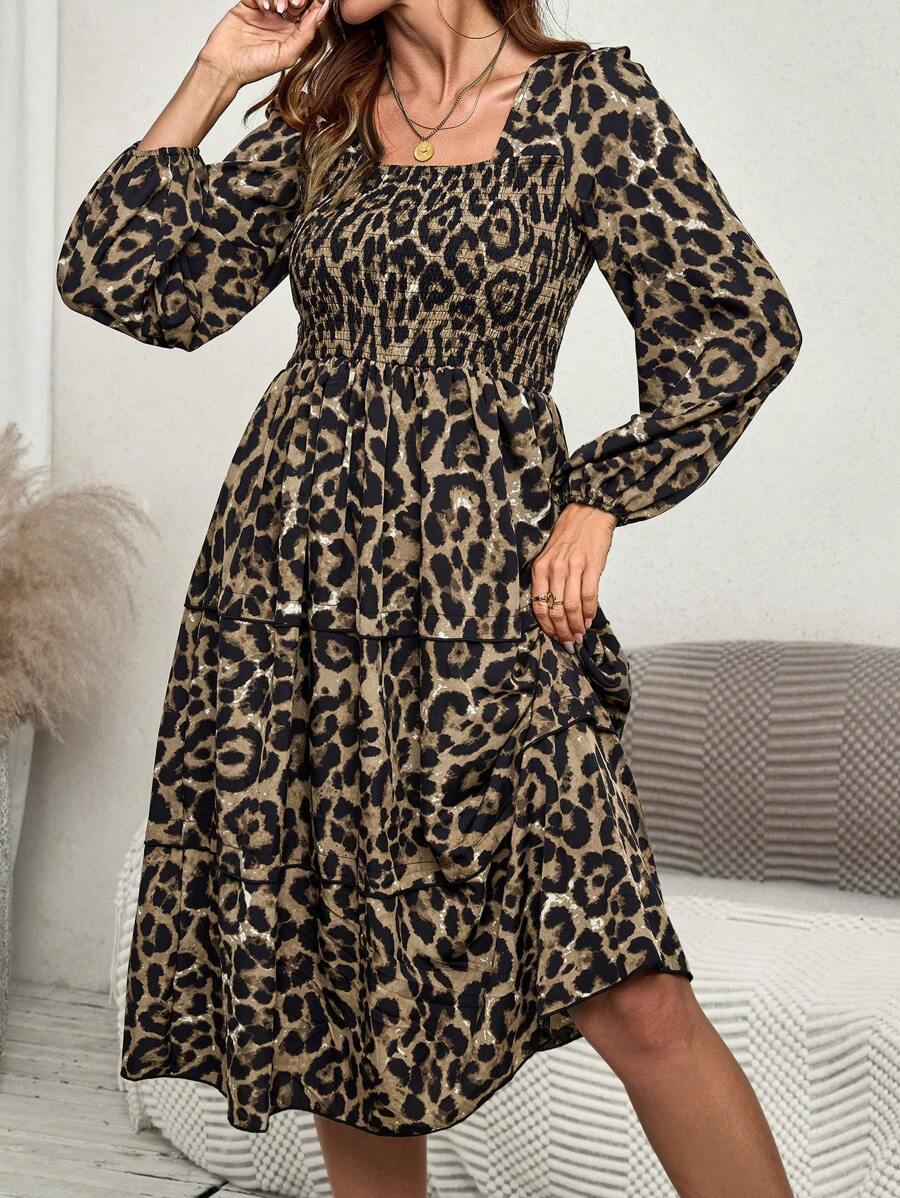 SHEIN Clasi 长袖休闲性感女士连衣裙 - 彩色 - 查看 1