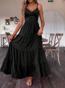 Breezaya 复古乡村风格婚礼宾客可爱蝴蝶结多层拼布女式连衣裙