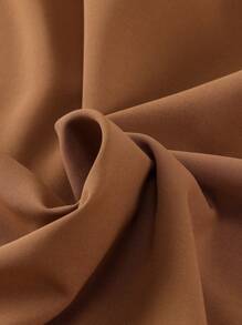 Modelyn 纯色百搭百搭超长加大码压花花卉 A 字裙，女式休闲复古喇叭长裙