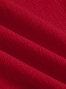 SHEIN MOD فستان نسائي أنيق ذو لون واحد عاري الكتف ومزود بربطة خصر وأكمام متسعة، مناسب للعطلات