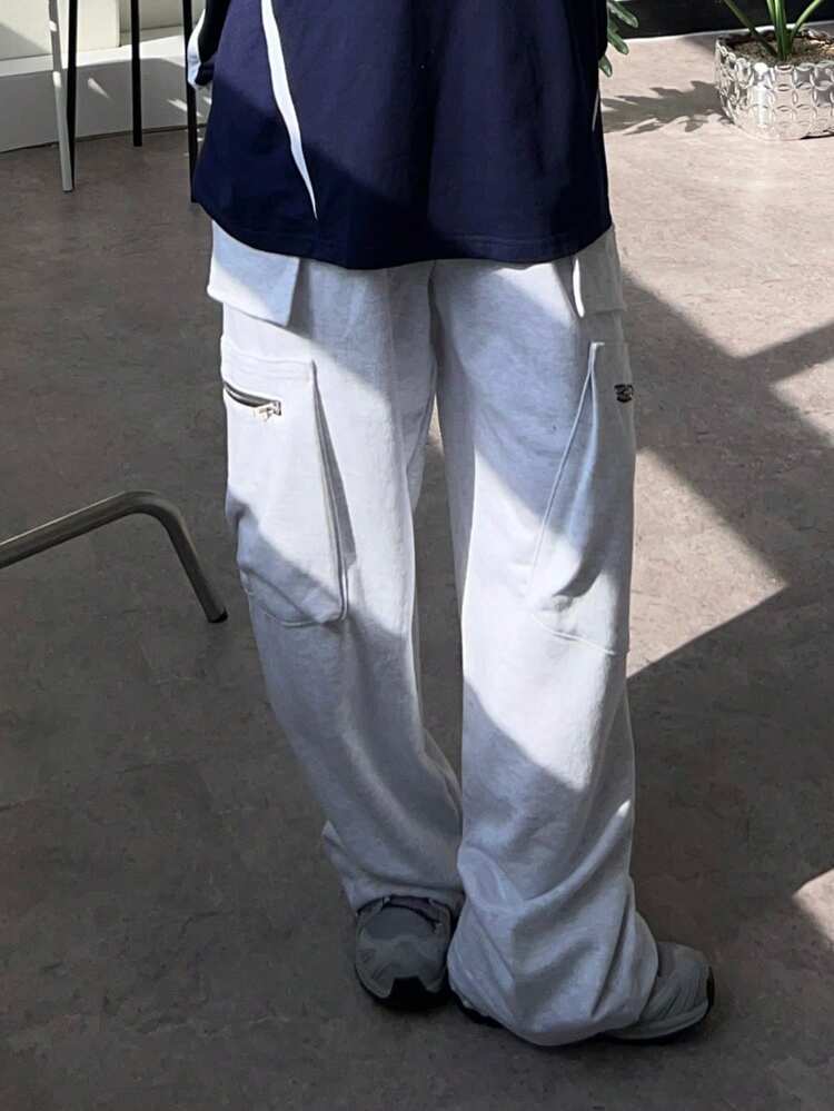 Women Loose Pocket Cargo Pants