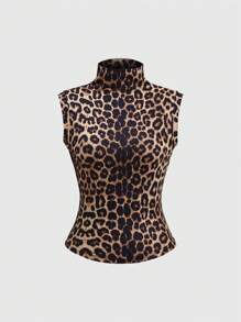 Sweetra Women's Summer Slim Fit Collared Camisole Graphic Tees Women Tops - Multicolor - View 6