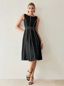 MOTF PREMIUM 撞色邊呎吋裙