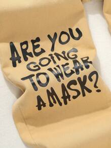 Tween Boys Graffiti Washed Soft Relaxed Casual Denim Jeans - Khaki - View 5