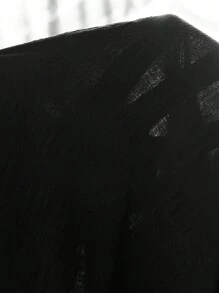 EMERY ROSE Vestito casual a maniche lunghe da caduta con scollo a V tinta unita, adatto alle taglie forti per vacanza