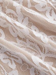 SHEIN MOD Conjunto de dos piezas con chaleco de encaje blanco y falda de cola de pez, conjunto formal soñado, conjunto para baile de graduación, conjunto para crucero, ropa para Halloween, atuendo de los años 90, conjuntos de otoño, moda coreana, Novia Cadáver, conjunto de dama de honor, atuendo para cena, conjunto de cumpleaños para mujer, baile de bienvenida, conjunto con volantes, Renacimiento