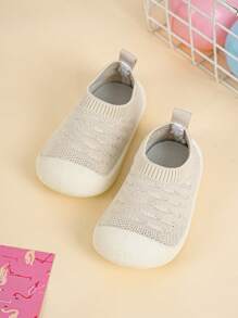 婴儿运动鞋户外防滑舒适透气宝宝学步鞋 - 米色 - 查看 6