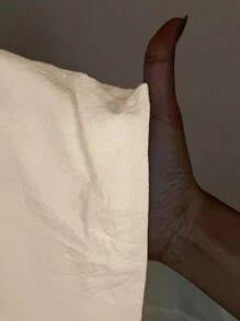 Muchica Button Front Vest Blazer - Apricot - View 7