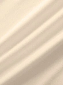 SHEIN LUNE Halloween Plus Size Floral Print Short Sleeve Crew Neck T-Shirt, Summer/Fall Top - Apricot - View 4