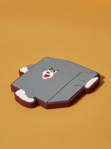 TOM & JERRY X SHEIN 4 piezas/set Imanes de nevera con diseño de patrones de dibujos animados divertidos - Multicolor - Ver 3