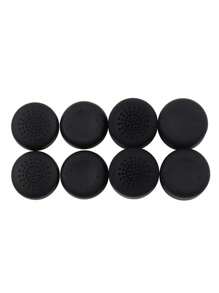 8pcs Silicone Joystick Caps For Xb0x Controllers, Anti-Slip & Sweat-Absorbing To Enhance Gameplay Experience, Compatible With ROG ALLY, Steam Deck, Xb0x One/One X/S, Xb0x Series/Series X/S, Xb0x 360, Switch Pro Controller, Etc. - Black - View 3