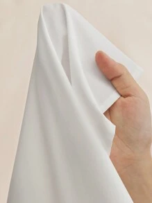 BizChic 女士优雅通勤领带蝴蝶结衬衫办公室白衬衫宽松衬衫工作衬衫 - 白色 - 查看 10