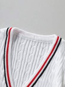 Claim Dot 男士休闲拼色条纹开衫，春秋款