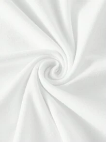 SHEIN Essnce Áo hai dây dài tay thoải mái, dáng rộng dành cho nữ cỡ lớn, màu trắng, bộ 3 chiếc, quần áo nữ mùa thu, áo dành cho người có đường cong cơ thể, áo kiểu. - trắng - Xem 6