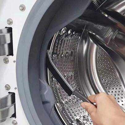 1 件装多功能长缝刷，用于洗衣机滚筒清洁、水槽清洁、添加硬清洁刷、带手柄清洁工具、窗缝清洁、厨房、浴室、家庭、家居用品情人节、情人节婚礼、生日