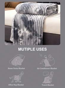 1 chiếc chăn, bộ đồ giường, mềm mại và ấm áp, thân thiện với da và thoáng khí, nhẹ và sang trọng, màu trơn, thiết kế tối giản và thời trang, phù hợp cho ghế sofa, phòng ngủ, phòng khách, thoải mái toàn diện, vật dụng cần thiết khi đi du lịch, chăn ngủ trưa, nhiều kích cỡ, có thể giặt máy, trang trí phòng, trang trí mùa đông - Xám - Xem 7