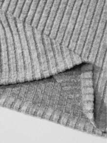 Sweetra 3pcs Plus Size Fitted Charming Elegant Ribbed Pencil Skirt Set Maxi Women Outfit