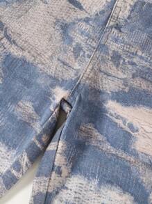 Tween Girl Casual Loose Simple Denim Jeans - Multicolor - View 4