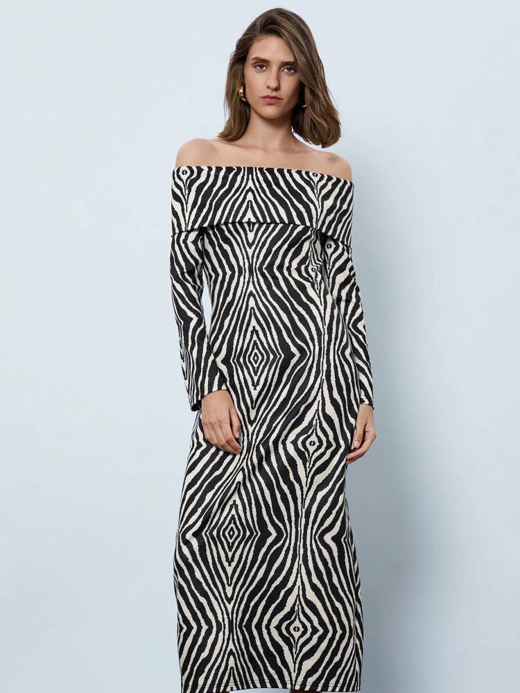 SHEIN Maija Women's Off Shoulder Floral Print Fitted Short Dress For Women Elegant Romantic, Fashion, Versatile; Suitable For Summer Vacation, Comfortable, Bohemian Style, Beach Wear, Swimsuit Cover-Up, Stylish, Elegant, Casual, , Simple Daily Wear, Country Style, Essential, Solid Color, Holiday Casual, Decent, Single Lady, Ideal For Vacation Elegant Fashion Business Casual Woman Going Out Tops Graduation Outfit European Summer Hawaii Outfits Women Summer Dresses For Women Streetwear Women Stockholm Style Teacher Outfits For Women