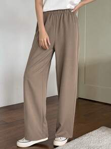 DAZY 女士休闲直筒裤，商务休闲风格