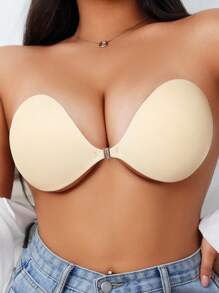 1 对加大码女式弹性面料加垫胸罩文胸花瓣