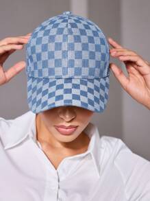 SHEIN SXY 1 件女士街头图案印花棒球帽，适合度假、上学 - 彩色 - 查看 5