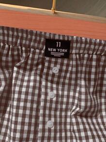 Comfortcana Plaid Casual Lounge Shorts