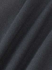 Infant Baby Girls Sleeveless Rompers Backless Jumpsuit Summer Outfit - Black - View 5