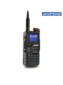 宝峰 K5PLUS 10W 多频段 UHF VHF AM 航空频段 999CH 2500mAh 远距离手持对讲机 - 黑色 - 查看 2