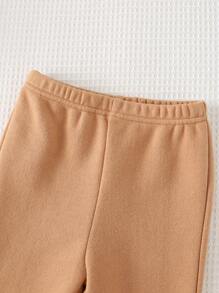 Cozy Pixies 2 Chiếc Xe Đẩy Hoạt Hình Bé Trai Họa Tiết Dệt Kim Mềm Raglan Tay Áo Và Bộ Quần Có Còng - màu nâu - Xem 19