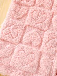 少女 2 件套：长袖纯色连衣裙和无袖背心，粉色 - 彩色 - 查看 6