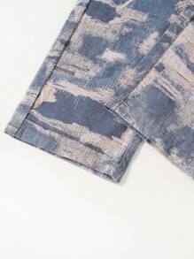 Tween Girl Casual Loose Simple Denim Jeans - Multicolor - View 7