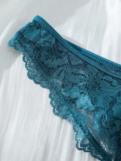 Esselle Kanten Shell Edge Verleidelijke Lingerie Set view 4