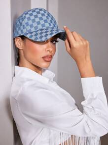 SHEIN SXY 1 件女士街头图案印花棒球帽，适合度假、上学 - 彩色 - 查看 4