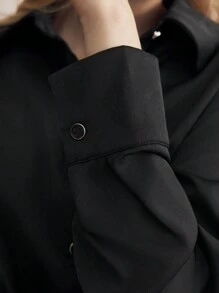 BizChic Women's Elegant Commuter Shirt Dress Dress Work Dress