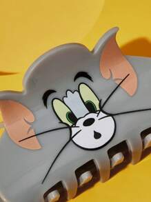 TOM & JERRY X SHEIN 2件組可愛卡通髮夾，禮物，髮夾，髮夾，髮夾，髮夾 - 彩色 - 查看 6